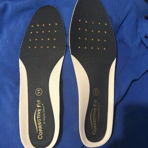 TWO PAIRS. Corrective Fit Insoles Mens 11